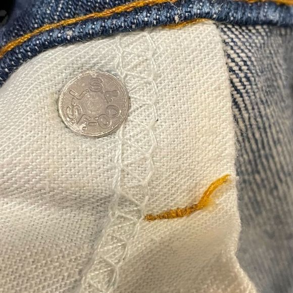 Levi’s Vintage 70s 80s Men’s Orange Tab Medium Wash Bootcut Denim Jeans - Picture 5 of 13